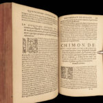 1556 Decameron Boccaccio Italian Black Death Bubonic Plague French Thibout RARE