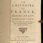 1664 Pharamond King of Franks Faramond by Gautier Calprenede French Novel 4v