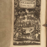 1664 Pharamond King of Franks Faramond by Gautier Calprenede French Novel 4v