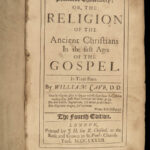 1682 William Cave Church Fathers Justin Martyr English Primitive Christianity