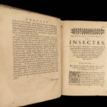 1685 INSECTS 1ed Swammerdam Mosquitos Scorpions Dragonflies SCIENCE Illustrated