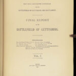 1902 BEAUTIFUL Battlefield of Gettysburg CIVIL WAR NY Illustrated MAPS 3v SET