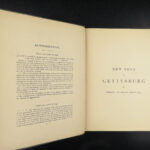 1902 BEAUTIFUL Battlefield of Gettysburg CIVIL WAR NY Illustrated MAPS 3v SET