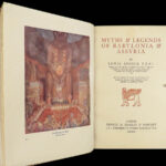 1914 EXQUISITE Myths Legends ROME Greek Japan Celtic PERU Hindu Mythology 9v SET