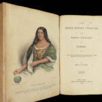 1846 Chippewa INDIANS 1ed Thomas McKenney Memoirs Cherokee POCAHONTAS Portrait