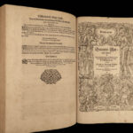 1576 Martin Luther Table Talk Protestant Reformation Tischreden Colloquia Aurifaber