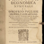 1671 ECONOMICS 1ed Puglisi ACCOUNTING Economica Mathematics Italian Palermo RARE