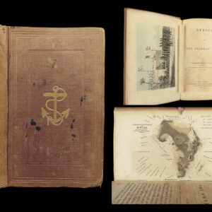 1854 Slave Trade 1ed Africa American Flag Foote Voyages Civil War Slavery Plates