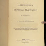 1863 SLAVERY 1ed Georgia Slave Plantation Fanny Kemble Journal of Residence