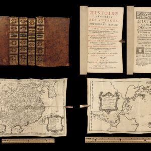 1749 Voyages in CHINA 1ed Nieuhof Pagoda IDOLS Illustrated MAPS Korea Chinese
