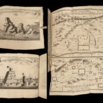 1749 Voyages in CHINA 1ed Nieuhof Pagoda IDOLS Illustrated MAPS Korea Chinese