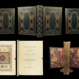 1868 BEAUTIFUL Lalla Rookh Mughal INDIA Thomas Moore Poetry Persian Romance