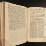 1564 John Calvin Institutes of Christian Religion FAMED Geneva Bible Catechism
