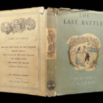 1956 Chronicles of Narnia 1st ed The Last Battle CS Lewis Fantasy Novel +DJ