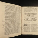 1694 SPANISH 1ed Barcia y Zambrana Sermons Cadiz Spain Despertador Christiano