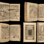 1649 ELEPHANT FOLIO Martin Luther BIBLE German Biblia Illustrated MAPS Noah Ark