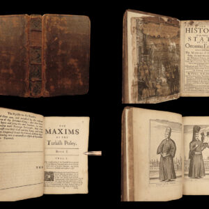 1682 ENGLISH Rycaut OTTOMAN Empire Illustrated Sultans Dwarfs Turks Turkey ISLAM