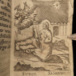 1734 Catholic ART & Bible Prayers of Five Sorrowful JESUS Mysteries Crucifixion