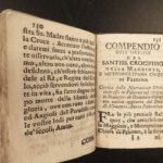1734 Catholic ART & Bible Prayers of Five Sorrowful JESUS Mysteries Crucifixion