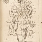 1760 RARE Human ANATOMY Surgery Atlas Roger Piles + Audran Proportions FOLIO 2n1