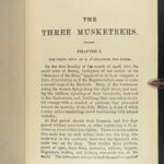 1900 Alexandre Dumas ENGLISH Three Musketeers Monte Cristo HUGE 15v Leather SET