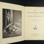 1900 Alexandre Dumas ENGLISH Three Musketeers Monte Cristo HUGE 15v Leather SET