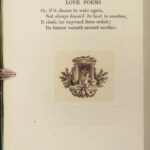 1913 Lord BYRON Love Poems Poetry First Kiss of Love Maid of Athens FINE BINDING