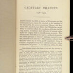 1861 Geoffrey CHAUCER Canterbury Tales Assembly of Foules English Poetry RARE 8v