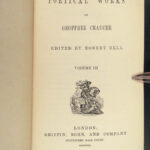 1861 Geoffrey CHAUCER Canterbury Tales Assembly of Foules English Poetry RARE 8v