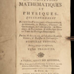 1750 Mathematics & Physics Ozanam Magic Navigation Optics Science Astronomy 4v