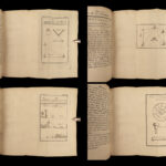 1750 Surveying Map Making Cartography Tools FORT PLANS Ozanam Mathematics