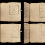 1750 Surveying Map Making Cartography Tools FORT PLANS Ozanam Mathematics