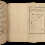 1750 Surveying Map Making Cartography Tools FORT PLANS Ozanam Mathematics