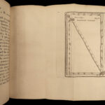 1750 Surveying Map Making Cartography Tools FORT PLANS Ozanam Mathematics