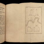 1750 Surveying Map Making Cartography Tools FORT PLANS Ozanam Mathematics