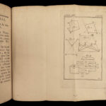 1750 Surveying Map Making Cartography Tools FORT PLANS Ozanam Mathematics