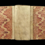 1770 German BIBLE New Testament Martin Luther + Commentary Speyer Vellum Binding