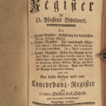 1770 German BIBLE New Testament Martin Luther + Commentary Speyer Vellum Binding