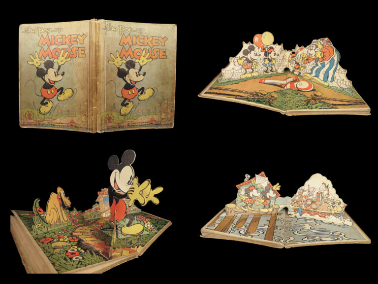 Image of 1933 MICKEY MOUSE 1st/1st Pop-Up Children’s Book Walt DISNEY Studios Illustrated
