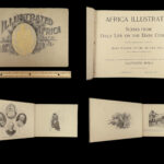 1895 Africa Illustrated Scenes Holub & Taylor Zambezi Fetish House African ART