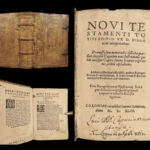 1543 Saint Jerome BIBLE Vulgate INCREDIBLE Binding & Renaissance Woodcuts ART