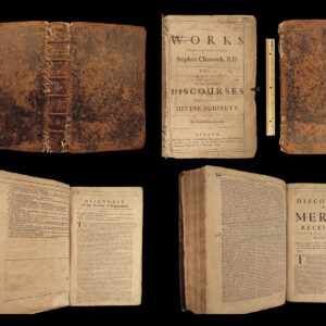 1699 RARE Works of Puritan Stephen Charnock Character of God Lord’s Supper FOLIO
