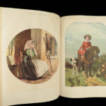 1856 HUGE Illustrated London News CRIMEAN WAR Russian Forts England Italy COLOR
