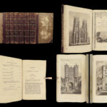 1828 County of York 1ed ENGLAND Yorkshire Cathedrals & Castles Illustrated 6v