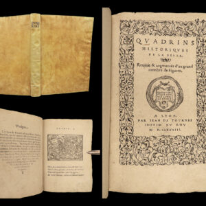1583 famed bible art emblems claude paradin incredible woodcuts bernard salomon