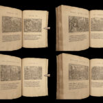 1583 Famed BIBLE Art Emblems Claude Paradin INCREDIBLE Woodcuts Bernard Salomon