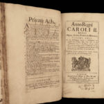 1660-85 Stuart Restoration Acts of Parliament Charles II England Scotland FOLIO
