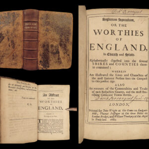 1684 Worthies of England Thomas Fuller English History of Britain George Sandys
