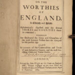 1684 Worthies of England Thomas Fuller English History of Britain George Sandys