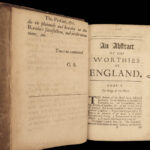 1684 Worthies of England Thomas Fuller English History of Britain George Sandys